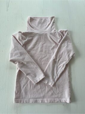 Jacadi Light Pink Long Sleeve Turtleneck Top